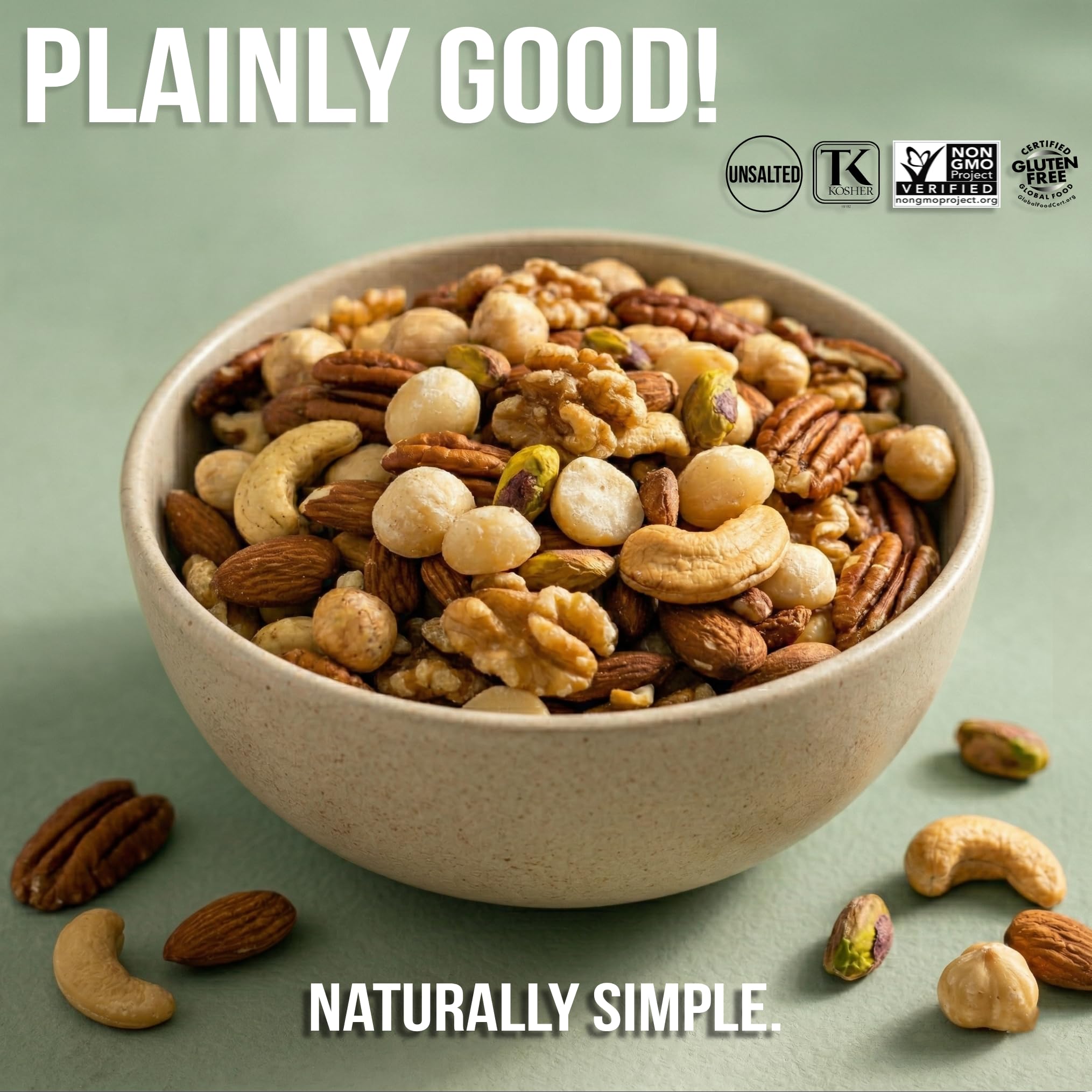 Roastery Coast - Daily Nuts Healthy Mix Bulk | Nuts Snack Mix | Deluxe assorted snack | nut snacks | healthy snacks for adults | dry fruits | nut mix