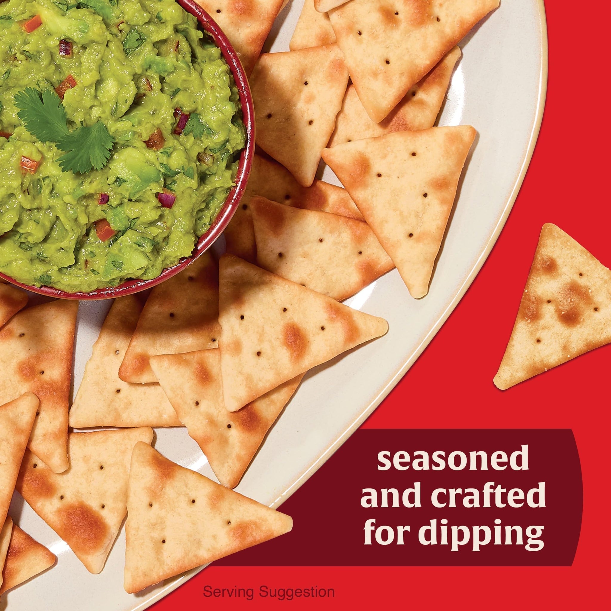 Town House Pita Oven Baked Crackers, Party Snacks, Game Day, Sea Salt 9.5oz Box