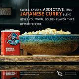 Curry Crack Spice - Golden Curry Seasoning Blend with Turmeric, Cumin, Coriander, Fenugreek & Aromatic Spices - Spicy, Warm Rub for Veggies, Chicken