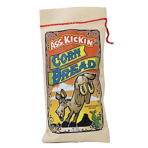 ASS KICKIN' Corn Bread Mix - 6 Pack - Premium Gourmet Gift - 16oz. - Try if you dare! …