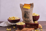 Amish Country Popcorn | 2 lb Burlap Bag | Medium Yellow Popcorn Kernels | Old Fashioned, Non-GMO and Gluten Free (Medium Yellow - 2 lb Burlap)
