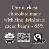 Green & Black's Organic Dark Chocolate Bar, 85% Cacao, 10 - 3.17 oz Bars