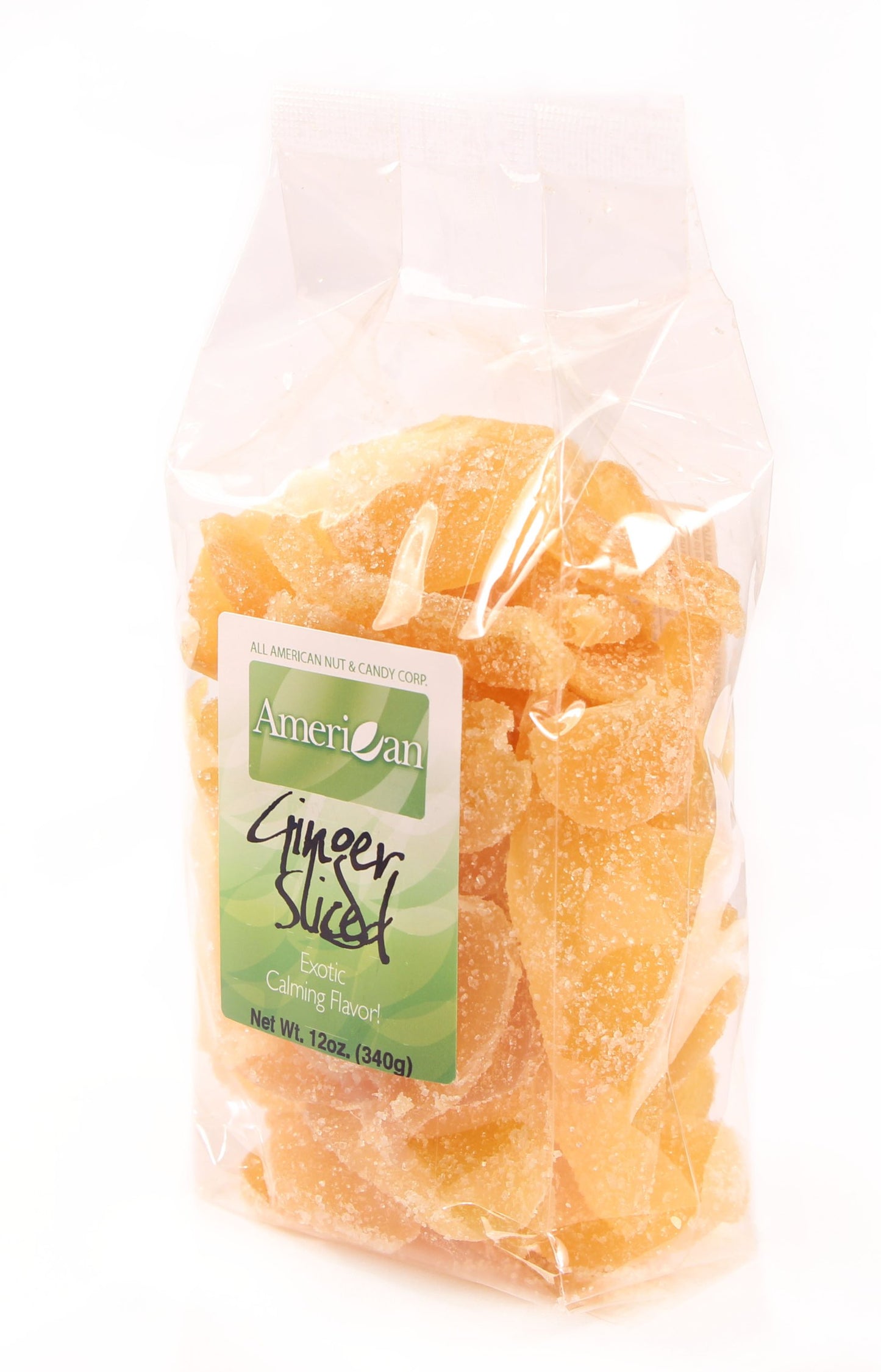 12oz Gourmet Style Bag of Exotic Thai Crystallized Ginger Slices [¾ lbs.]