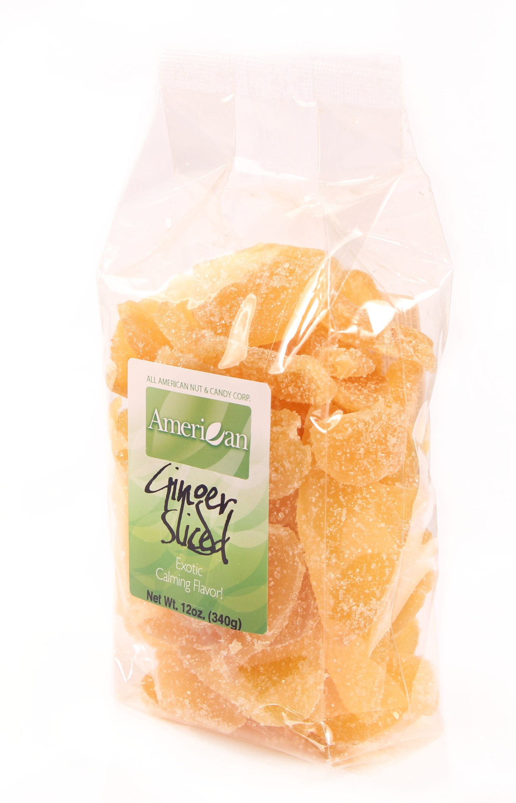 12oz Gourmet Style Bag of Exotic Thai Crystallized Ginger Slices [¾ lbs.]