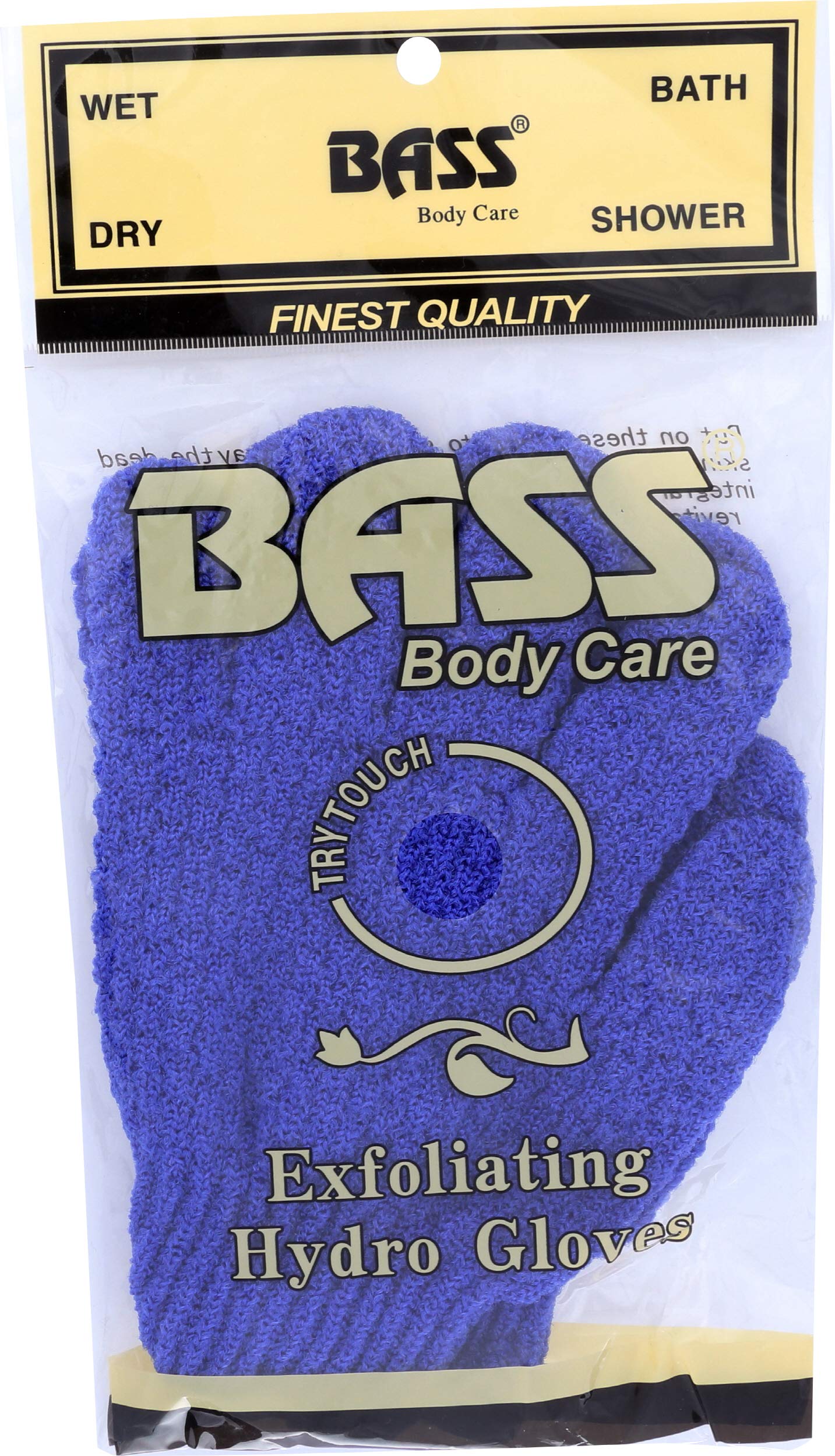 Hair Doc, Scrub Gloves Nylon, 1 Count, Blue