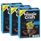 Veggiecraft Farms Penne Pasta - NEW BETTER TASTE - Low Carb Pasta, Protein Pasta, Lentil Pasta with Peas & Zucchini, High Fiber, Plant Based Pasta