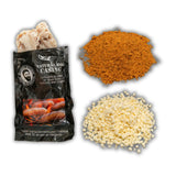 Bearded Butchers Original Bratwurst DIY Kit - Make Mild & Flavorful Homemade Brats - Includes Original Seasoning, High-Temp Mozzarella Cheese