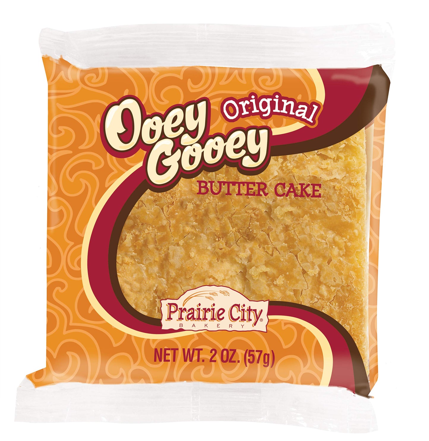 Prairie City Bakery Ooey Gooey Butter Cake Individually Wrapped On The Go Dessert Sweet Treats Perfect For Snacking 2 Ounce Snack Cakes Pack of 10