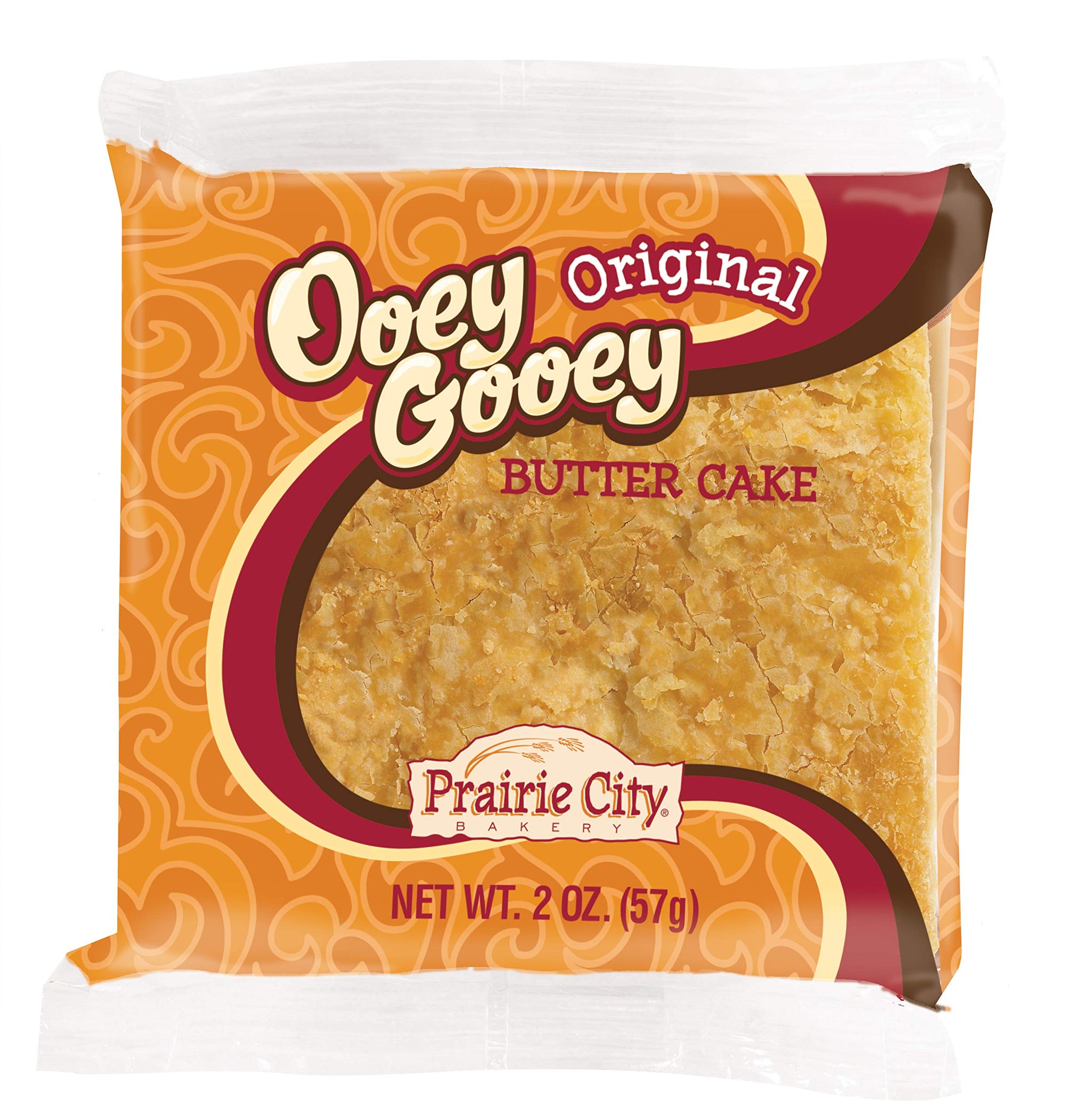 Prairie City Bakery Ooey Gooey Butter Cake Individually Wrapped On The Go Dessert Sweet Treats Perfect For Snacking 2 Ounce Snack Cakes Pack of 10