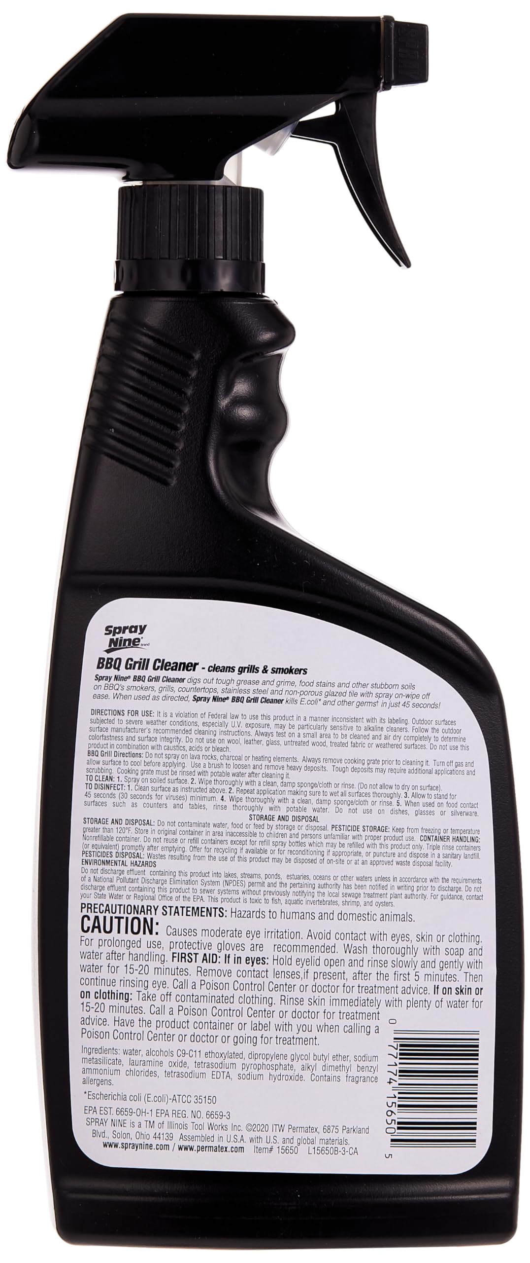 Spray Nine Grill Cleaner Bottle 22 Oz6