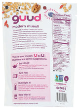 GUUD Brain Fuel Antioxidant Blend Gluten Free Muesli Cereal, 12 Ounce, Versatile Oatmeal Alternative, Oats, Walnuts, Goji Berries, Cranberries