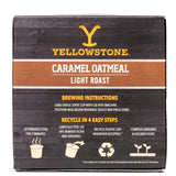 Yellowstone Caramel Oatmeal Light Roast Coffee, Single Serve Recyclable Pods/Cups, 100% Arabica Beans, 36 Count