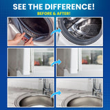 Bastion Mold Stain Remover Power Gel Cleaner Heavy Duty Cleaning Solution for Front Loader Washing Machine Seal, Bathroom Grout, Shower, Caulk (7 fl
