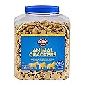 Wellsley Farms Animal Crackers 62oz. Resealable Tub.