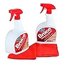 Stock Your Home Bruce Hardwood and Laminate Floor Cleaner (2 Pack) Residue Free Floor Cleaner for Mopping, Two 32 oz Spray Bottles Microfiber Cleaning