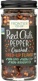 Frontier Co-op Ground Red Cayenne Chili Pepper 15,000 Hu, 1.2 Ounce Bottle, Turn Up The Heat in Your Ethnic Recipes, Kosher