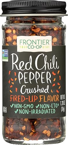 Frontier Co-op Ground Red Cayenne Chili Pepper 15,000 Hu, 1.2 Ounce Bottle, Turn Up The Heat in Your Ethnic Recipes, Kosher