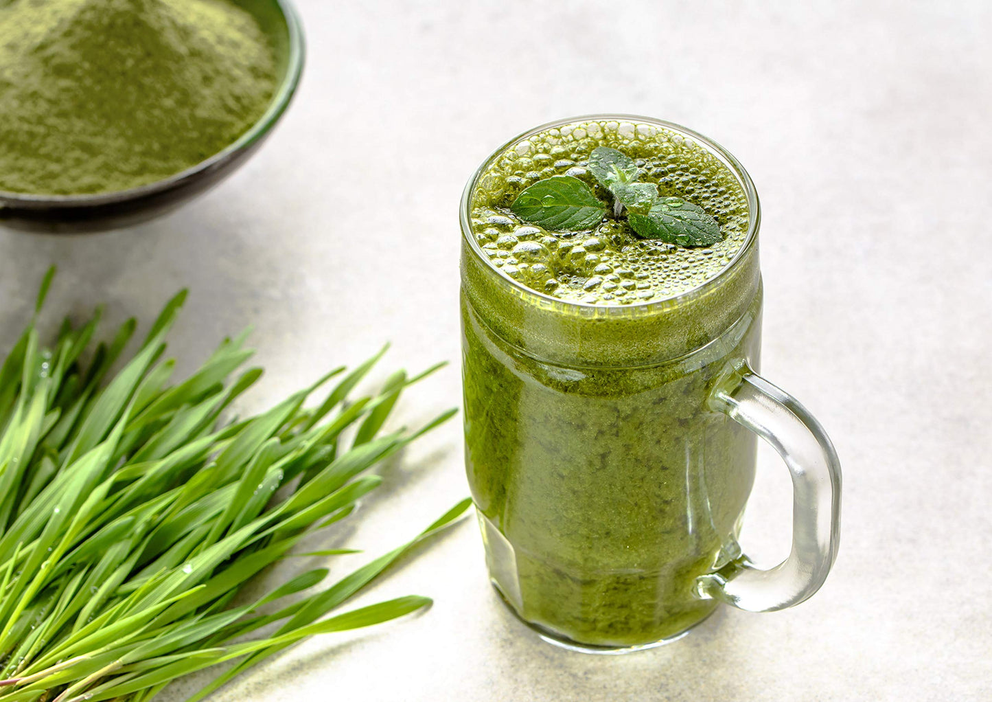Organic Barley Grass Powder, 12 Ounces - Non-GMO, Finely Ground Whole Dried Young Leaves, Pure, Kosher, Vegan, Bulk. Good Source of Fiber, Protein