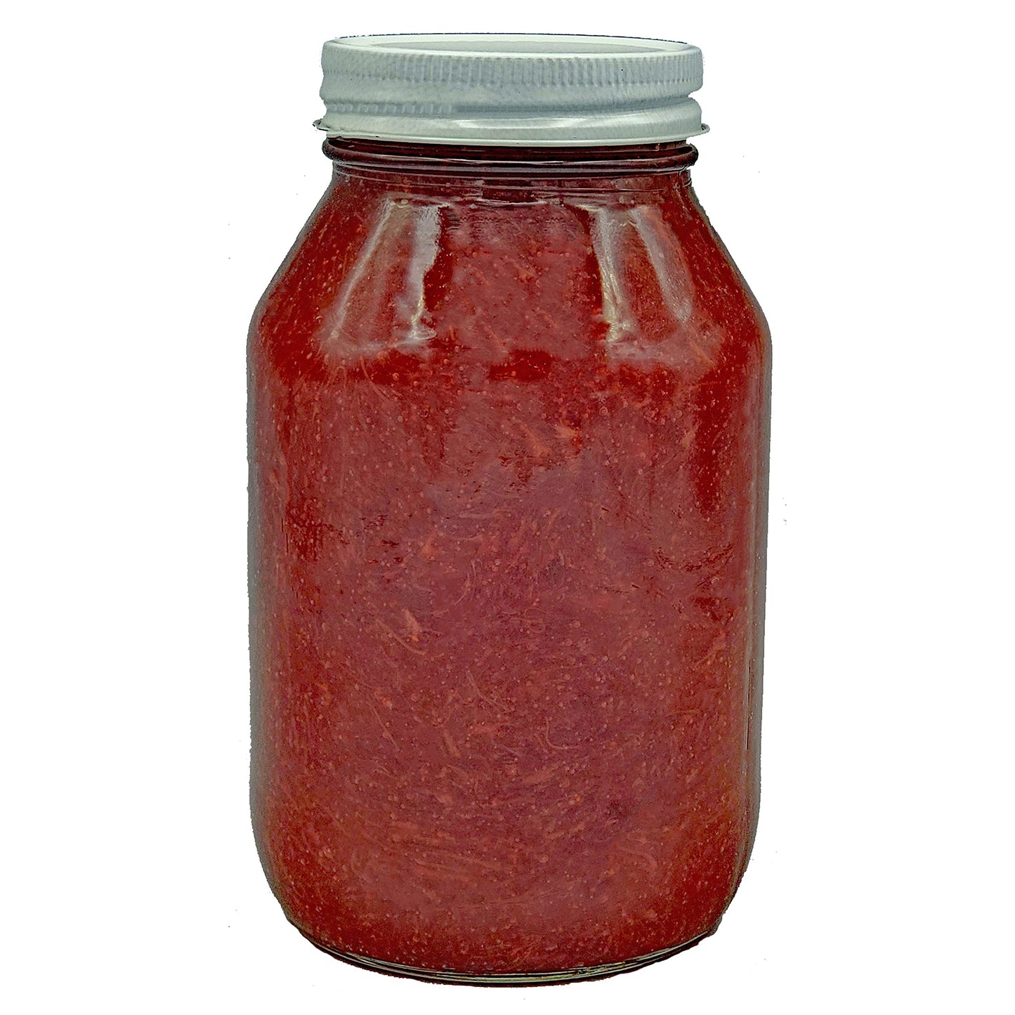 Amish Pie Filling Strawberry/Rhubarb and Topping - TWO 32 Oz Jars