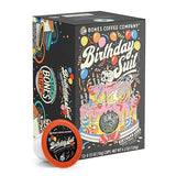 Bones Coffee Company Birthday Suit, Birthday Cake Flavored Coffee Pods, Low Acid Medium Roast Single-Serve Bones Cups, Compatible with 1.0 & 2.0