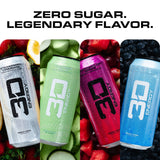 3D Sugar-Free Energy Drinks, Variety Pack - Clean Energy Drink with 200mg Caffeine, Taurine & L-Carnitine - Pre Workout Fitness Drink for Gym