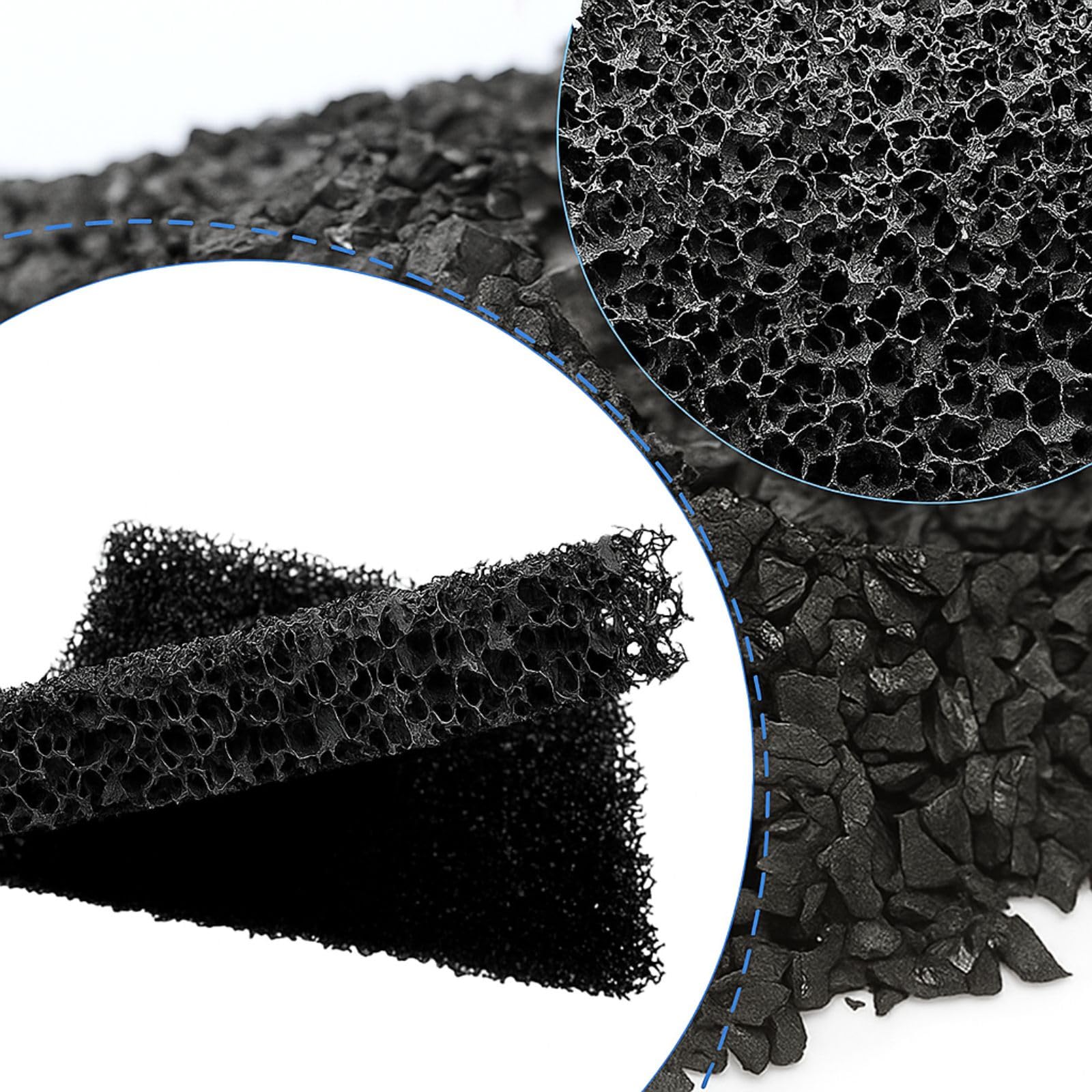 Nispira Activated Charcoal Odor Filter Refills Deodorizers Compatible with Simplehuman Filter Case Trash Cans, 6 Packs