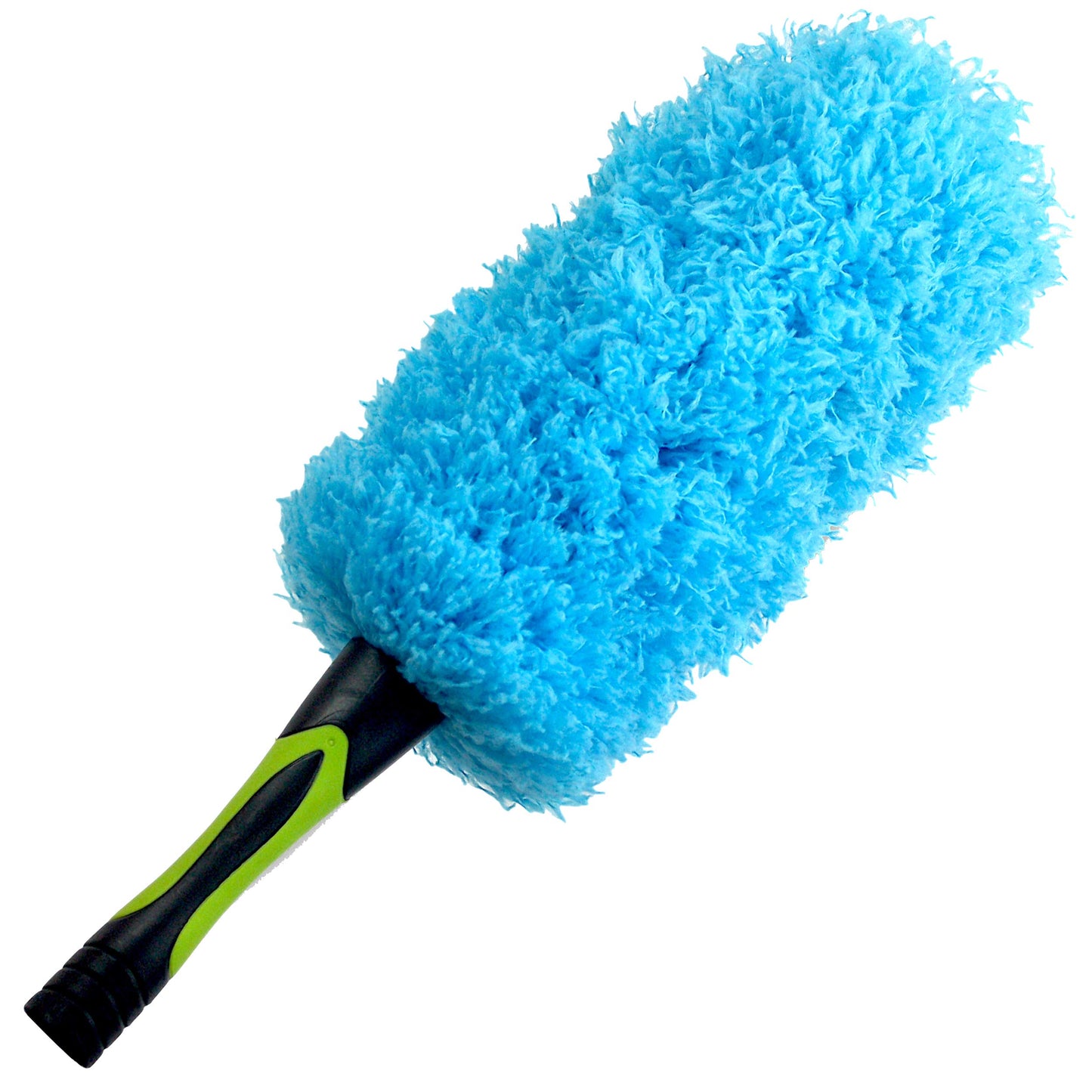 EVERSPROUT Flexible Microfiber Feather Duster | 17-inch Brush Head with Hand-Grip | Lightweight, Attracts Dust | Twists onto Standard Acme Threaded