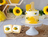 Bee Theme Cookies | Summer Party Bumble Bee Honey Birthday Baby Shower | 24 Individually Wrapped | Kosher