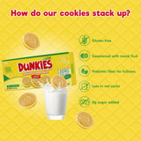ChocZero Lemon Dunkies - Sugar Free Lemon Sandwich Cookies, Keto Friendly, Gluten Free, High Fiber, Low Net Carb - 9oz Box