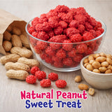 French Burnt Peanuts - 2 Pound Bulk Pack - Old Fashioned Candy Coated Peanuts - Red Nostalgic Candy for Buffets, Snacking, and Gifting - Crunchy Retro