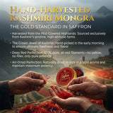 Pure Saffron Threads - (5.0 Gram Tin Pack) Handpicked Kashmiri Saffron, All-Red Tips with Strong Aroma & Rich Flavor, Ideal for Tea, Biryani, Paella