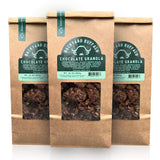 Backyard Buffalo Small Batch Chocolate Granola Trio, Packed with Fiber and Protein, 16 oz bags (Pack of 3)