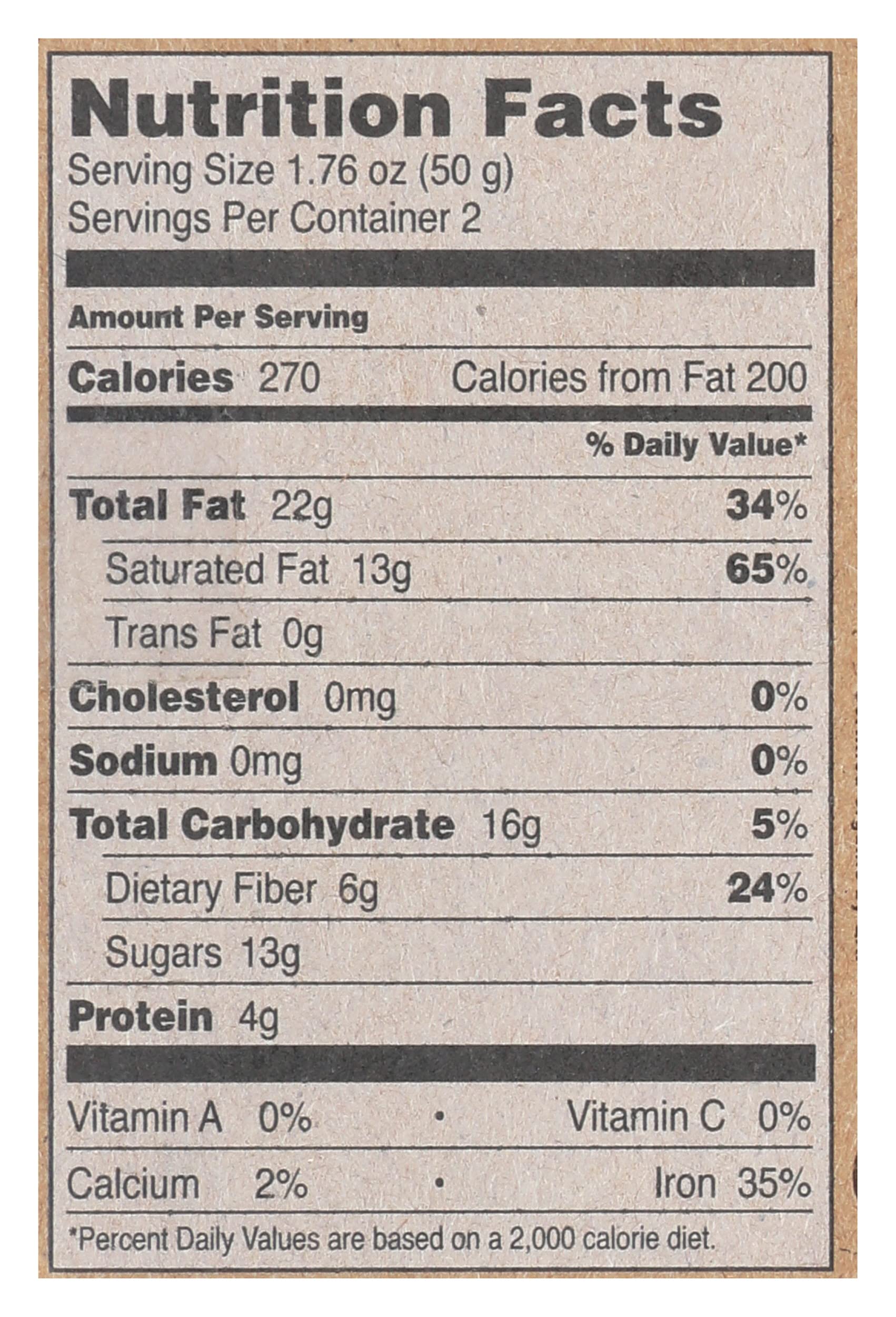 Jelina Chocolatier Organic 72% Dark Chocolate Bar, 3.52 OZ
