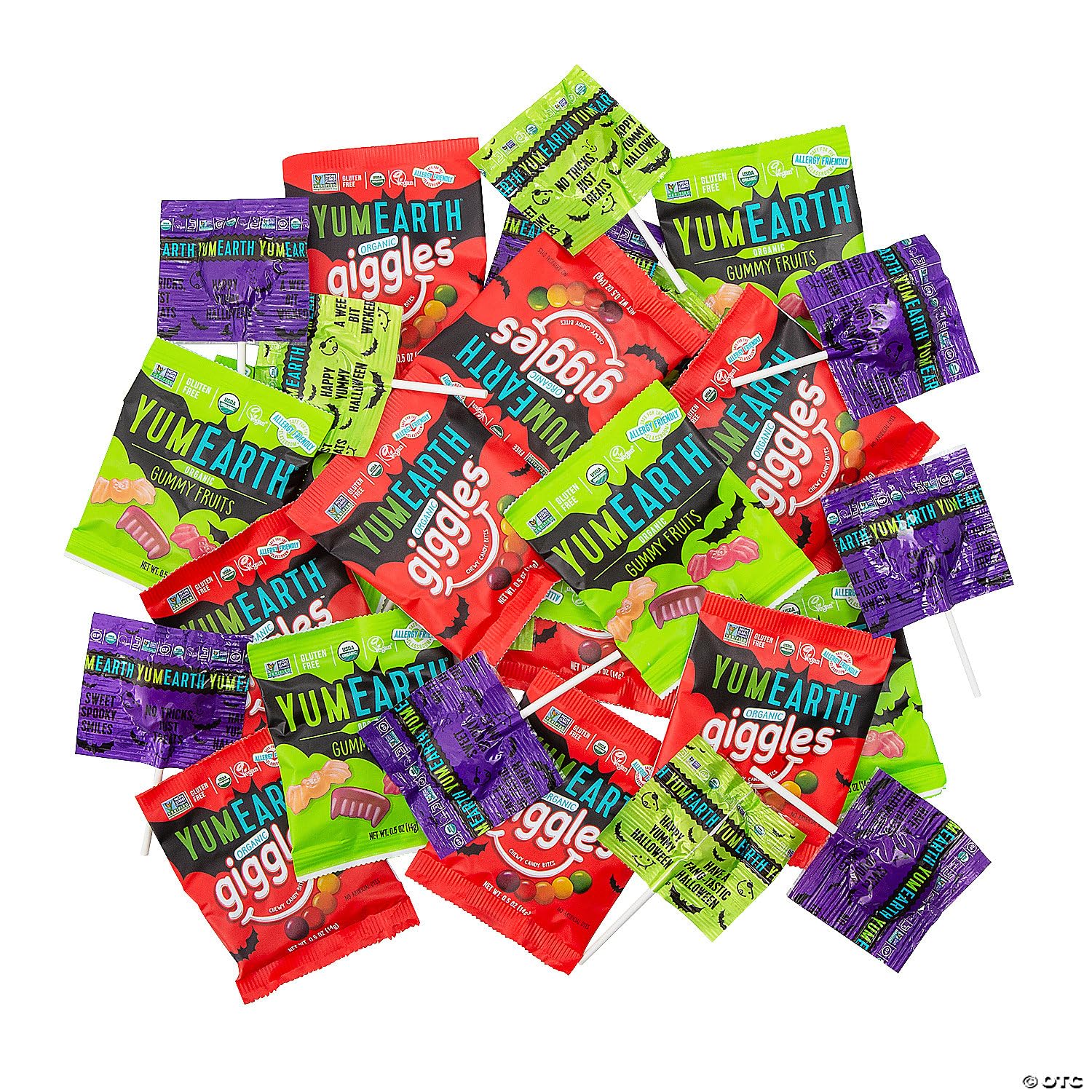 YumEarth Organic Halloween Candies Assortment - 50 Pc.