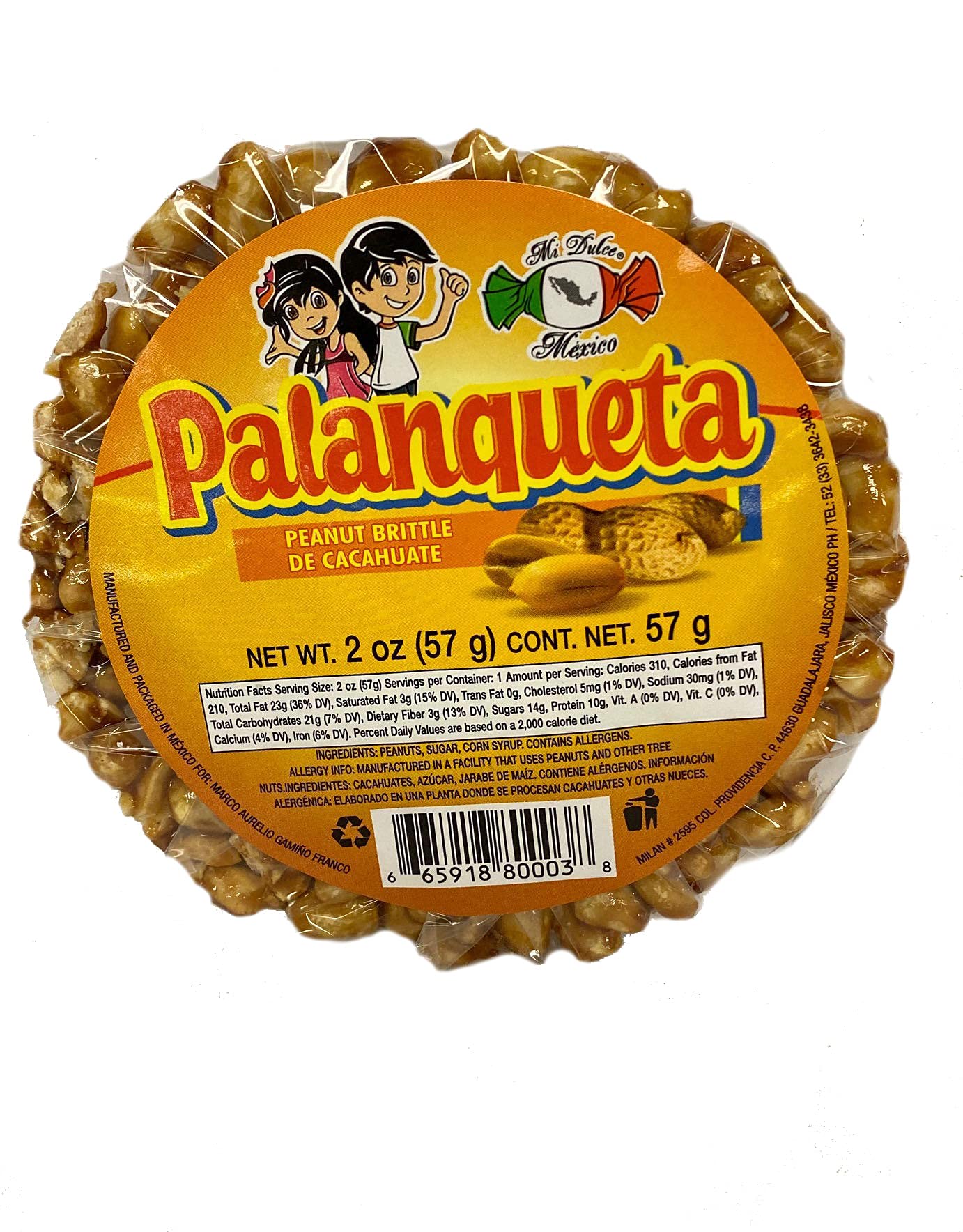 MDM PALANQUETA PEANUT BRITTLE 5PC BUNDLE 10OZ CACAHUATE
