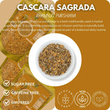 GREEN ROYALTY Cascara Sagrada Loose Tea Bark 4 oz (113g) | Rhamnus Purshiana | Wildcrafted Herbal Tea | Resealable Bag | 100% All Natural