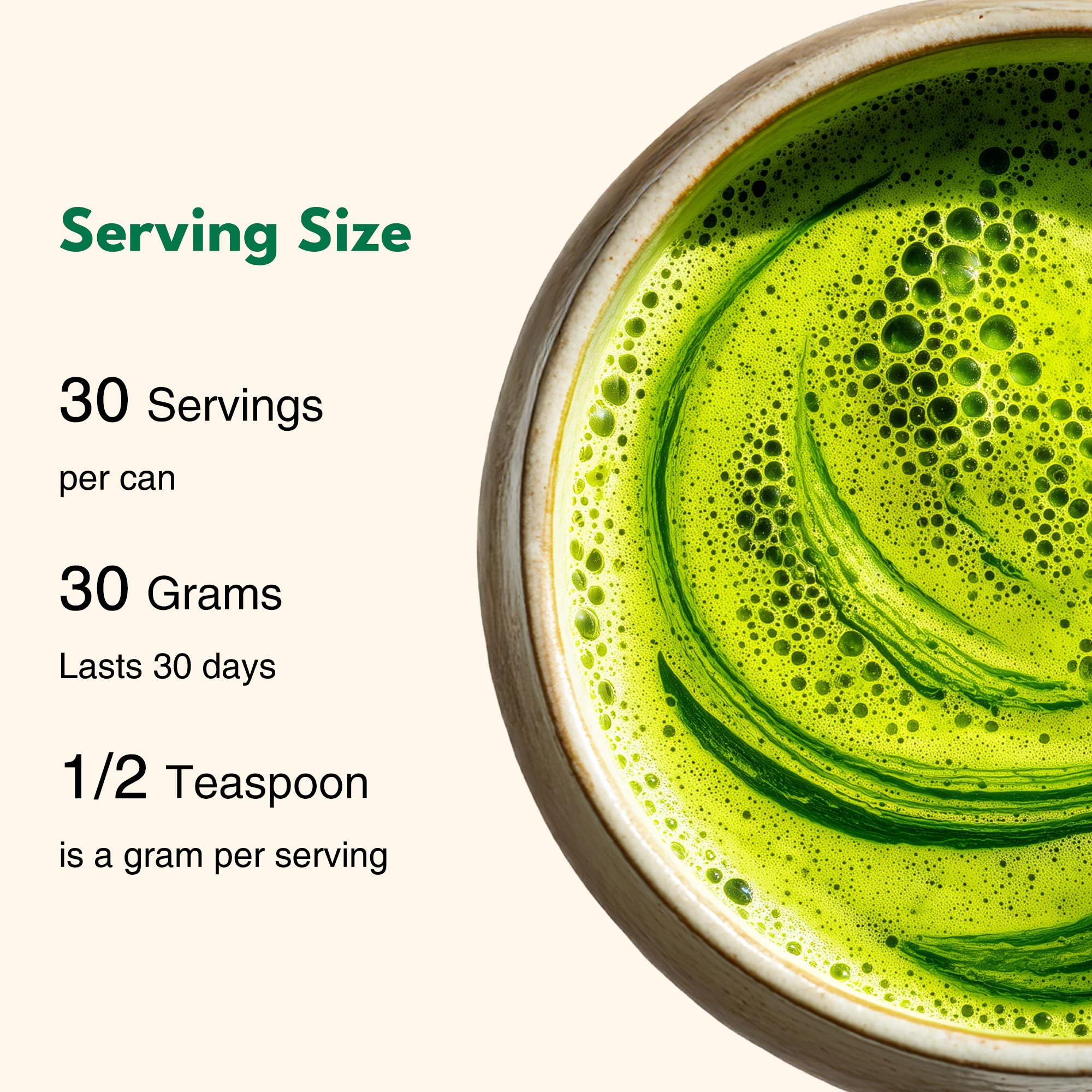 Organic Matcha Latte, Ceremonial Grade Matcha Powder, Silky Smooth Green Tea Matcha Latte Mix, Japanese JAS USDA Organic, Low Caffeine Vegan