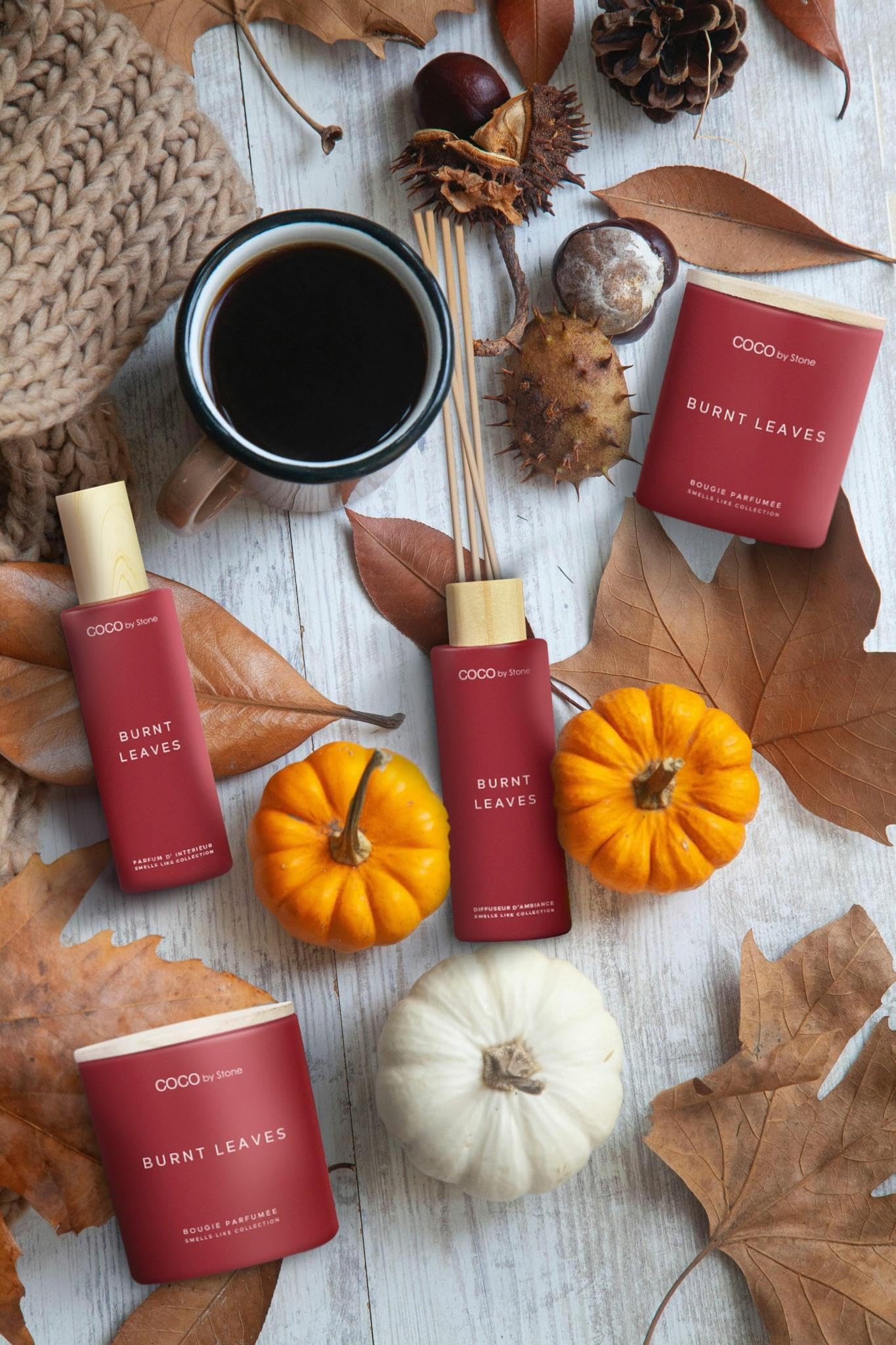 Stone Candles 5oz Smells Like Burning Leaves Room Spray