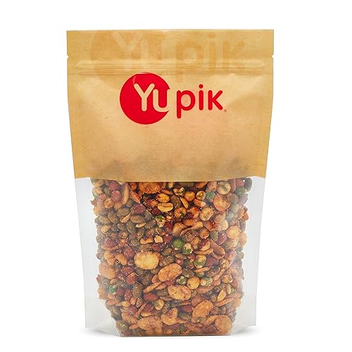 Yupik BBQ Protein Snack Mix, 2.2 lb (35.2 oz), A Blend of Edamame, Peanuts, Wasabi Peas & Roasted Broad Beans, Non-GMO, High in Fiber & Protein