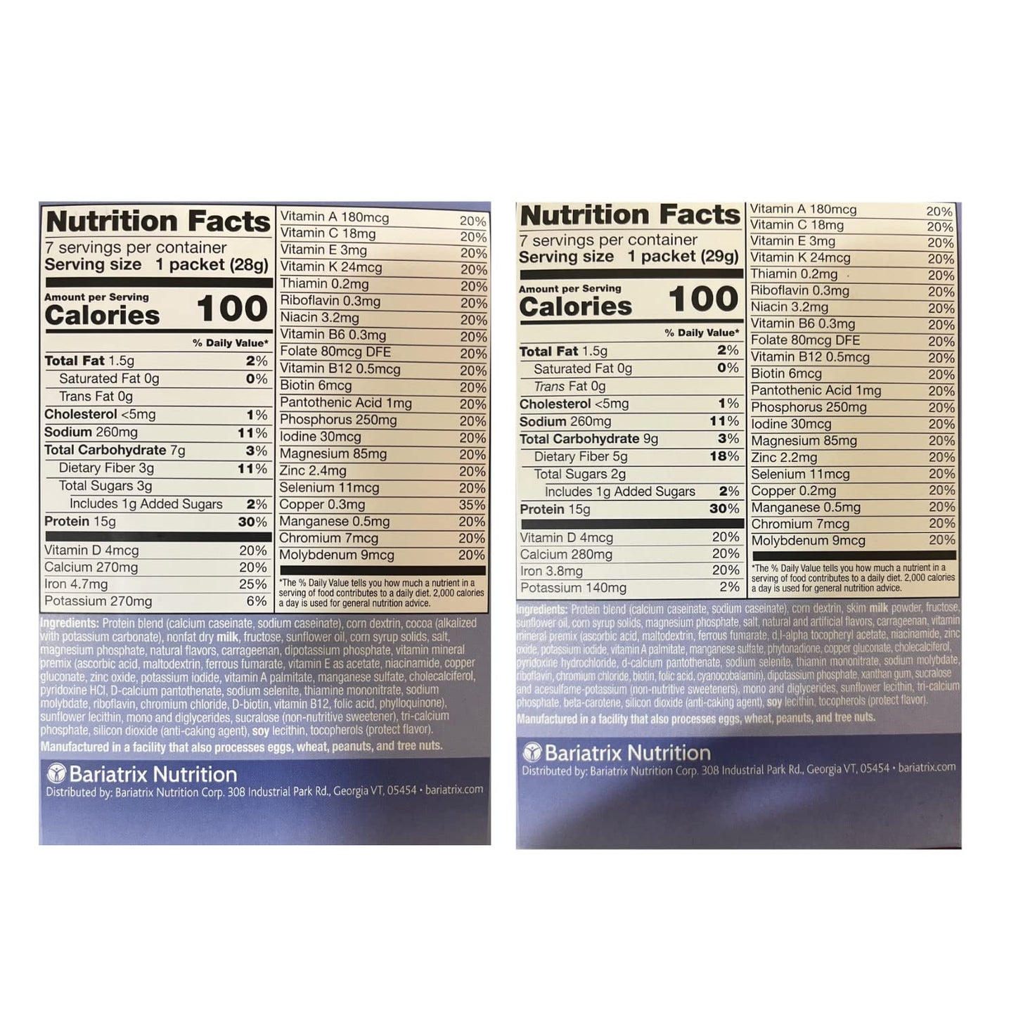 PROTIFIT - High Protein Chocolate & Vanilla Pudding & Shake Mix 2 Pack, 15g Protein, Low Calorie, Low Fat, Low Carb, Aspartame Free, Idea Protein