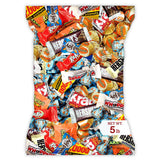 Bulk Chocolate Assortment Variety Pack - Chocolate Candy Variety Pack - 5 lb Bag of Mixed Bulk Chocolate, Milk Chocolate, Dark Chocolate, Bars