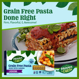 Heaven & Earth Grain Free Pasta, Cassava Lasagna Pasta, 8oz (2 Pack) | Paleo Pasta | Vegan | Certified Gluten Free | Kosher for Passover