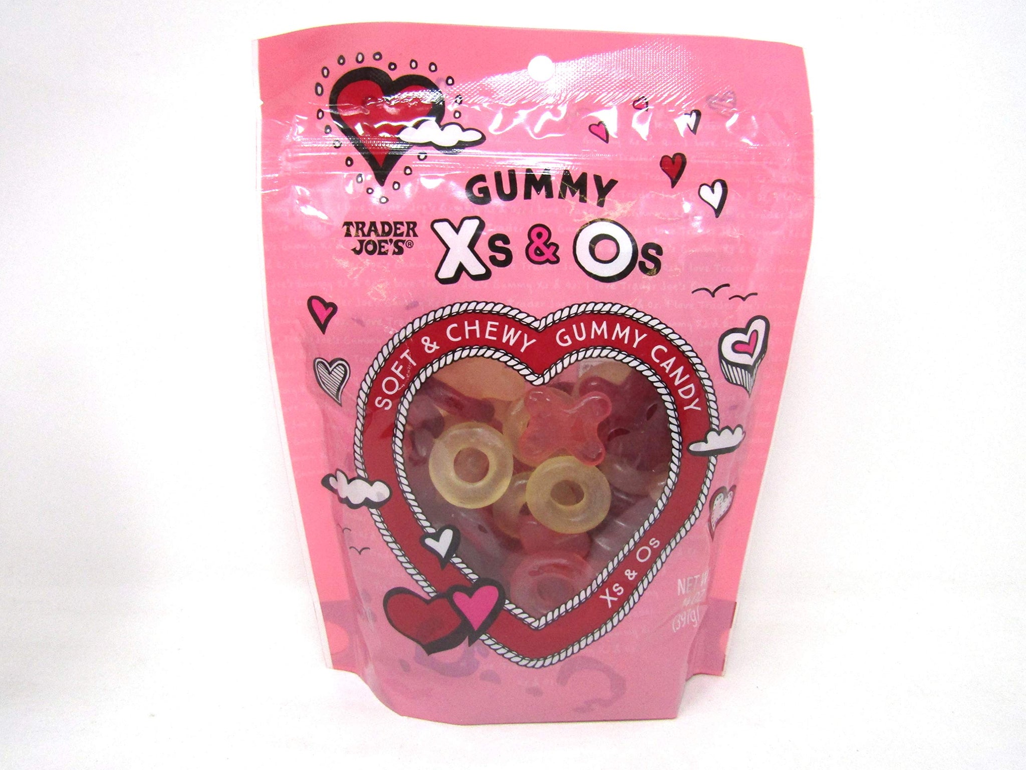 Valentine's Day Snack Gift Bundle: Trader Joe's Dark Chocolate Heart Cookies, Jelly Bean Hearts, Gummy X's & O's, and Belgian Chocolate Hearts!