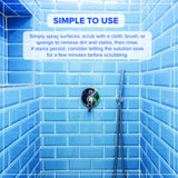 Tillbrook Fiberglass Shower Cleaner - 32 oz Fiberglass Cleaner for Bathtubs, Showers, Tile, Faucets & Bathrooms - Helps Remove Stains from Rust, Soap