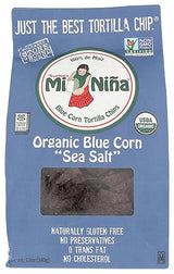 Tortilleria Mi Nina Chips Tortilla Blue Corn, 12 Ounce