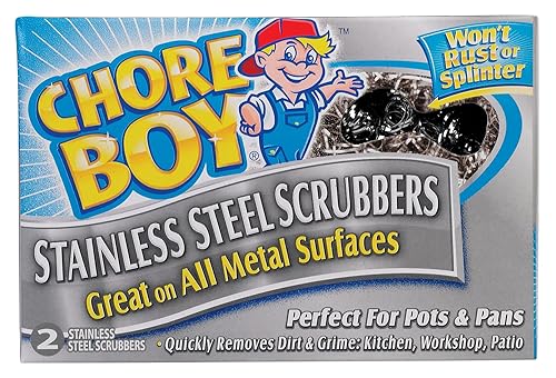 Chore Boy 2 Count Stainless Steel Scrubbers
