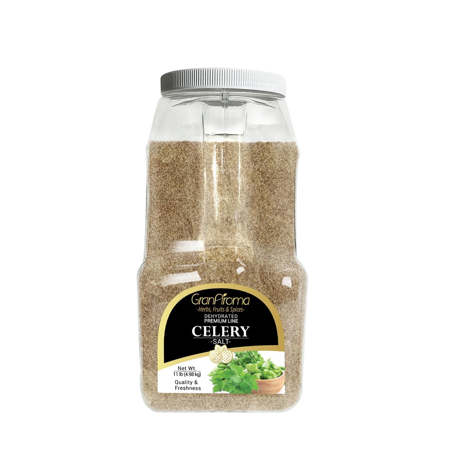 GranAroma Celery Salt, 11 lb, Traditional Seasoning, Bold Flavor, Culinary Salt
