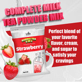Fusion Select 2.2lb Lychee Tea Powder Flavored-3-in-1 Drink Powder with Cream & Sugar - Instant Pre-Mixed Beverage for Hot or Cold Blends or Yummy