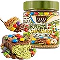 Ceres Gourmet Dubai Chocolate Spread with Candy Coated Chocolate Rocks and Pebbles - Premium Crunchy Snacks with Crispy Kataifi and Smooth Pistachio