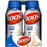 Boost Plus Complete Nutritional Drink (Vanilla + Chocolate, 8 Fl Oz (Pack of 2))